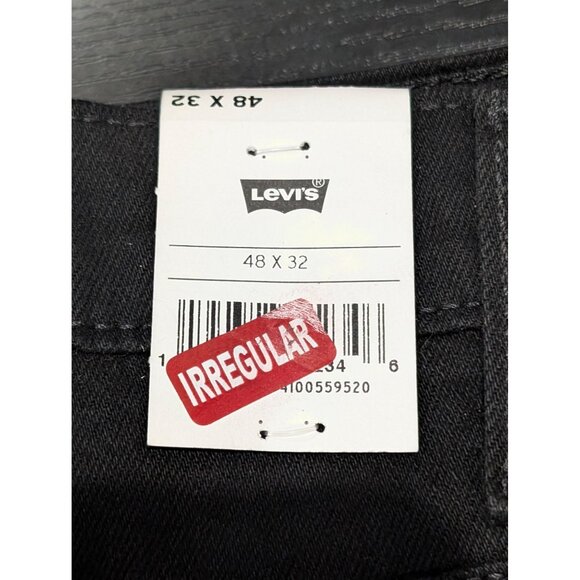 Levis 541 Athletic Taper Stretch Jeans Mens 48 X 32 Big & Tall Black Denim NWD - Picture 5 of 5
